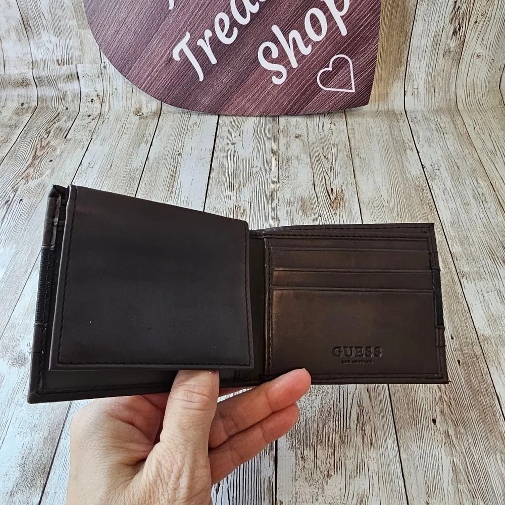 Men's Guess Wallet Brown Black One size